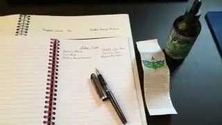 Noodler's Heart of Darkness and Charlie Pen