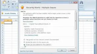 How to Set Excel Security Permissions