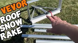 Clear the Way: VEVOR Snow Roof Rake Review! ❄️🏠 | Safely Remove Snow and Debris from Any Roof