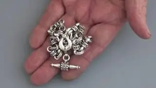 Two Row Toggle Bracelet, Silver, Bowman Originals Jewelry, 6200S