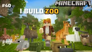 I Build a Animal Zoo in Minecraft