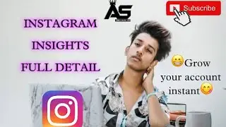 INSTAGRAM INSIGHTS FULL DETAILS ।GET A PROFESSIONAL ACCOUNT | #instagram #insight