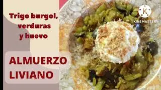 Almuerzo f&aacute;cil, rapido y liviano. Opci&oacute;n vegano. Sin carne.