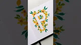 Letter P drawing ✨ Which letter should I paint next👀