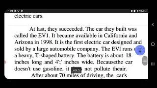 ELECTRIC CARS