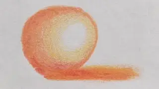 /Degradado/(con colores Faber-Castell s&uacute;per soft: Rojo, Naranja y Amarillo)