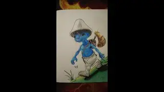 Smurf Cat Dibujo - speed drawing