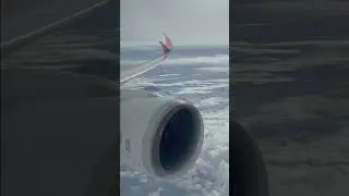 Iberia A350 Window View | Lima to Madrid in 60 Seconds!