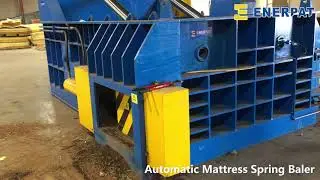 Enerpat Automatic Mattress Spring Baler -- Metal Springs Baler Machine