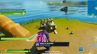 Fortnite - Coral Buddies Secret Challenge: The Stone Age - All Sphinx Locations