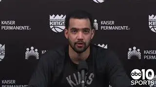 Trey Lyles on being inserted into the starting lineup, his 24 point night in Kings win over Thunder