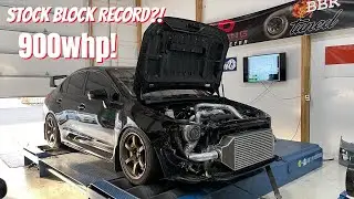 We make over 900WHP on a STOCK Subaru Assembled EJ257 Block
