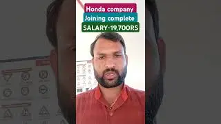 Honda company vacancy 2025 #honda #indiancompany #automobile #salary
