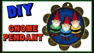 Gnome Pendant DIY   Resin Jewelry