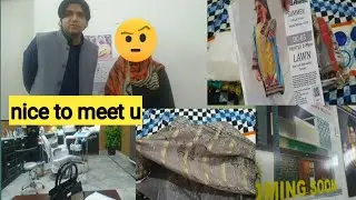 Shopping vlog|| Visited Dr Affan Qaiser||shoppingvlog#pakistan #afsheenfatima#blog#lowndresses