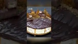 ⚡No-Bake Twix Cheesecake #shorts #viral #Dessert_feature🤤