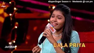 Glimpse of Silendra Theepori Ondru Song by #Balapriya 😍 | Super Singer Season 11 | Episode Promo