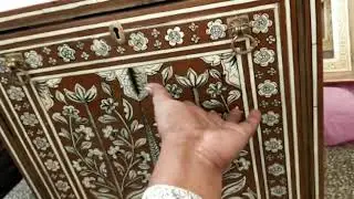 Bone Inlay bed side jewelry box