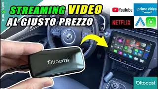 Ottocast Play2Video Ultra: COME VEDERE YouTube, NETFLIX, DAZN sulla tua AUTO | Carplay WIRELESS #mg