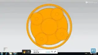 { Planetary Gear }In NX with Animation in just 2 minutes