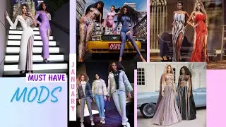 EPIC RED CARPET GOWNS - Sims 4 Must have MODS