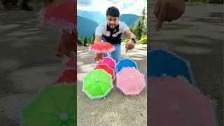 6 ta Chuto chuto umbrella unboxing ⛱️😀 #shorts