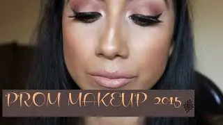 Prom Makeup Rose Gold Tutorial 2015