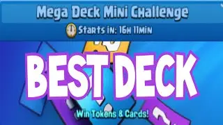 BEST DECK MEGA DECK MINI CHALLENGE CLASH ROYALE