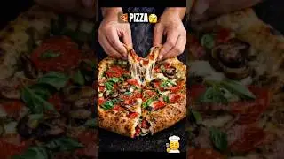 PIZZA CHEESE PULL HITS DIFFERENT 😍🍕 #shorts #asmrcooking #quickrecipes #italianfood