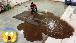 From Gross to Gorgeous: The Incredible Restoration of a Mould Infested Rug | Satisfying ASMR