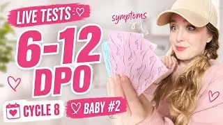 TTC Baby #2 Cycle 8: 6-12 DPO Symptoms & Pregnancy Test Results | Secondary Infertility at 35+
