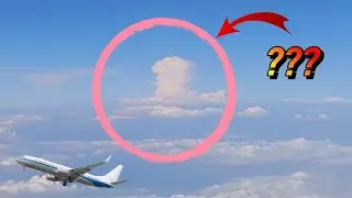 Scariest Cloud Formation 😱😲😳 Seen From Airplane ✈️️  | Cloud or Mushroom Cloud
