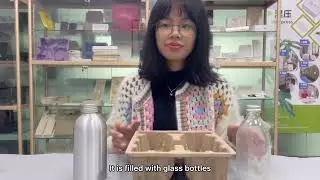 Customized biodegradable and environmentally friendly fiber pulp molded packaging box tray