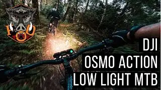 DJI Osmo Action Camera Low Light MTB Gemini Titan 4000 lumens