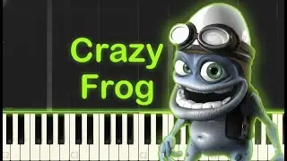 How to play Crazy Frog - Axel F - EASY Piano Tutorial for Beginners 💀