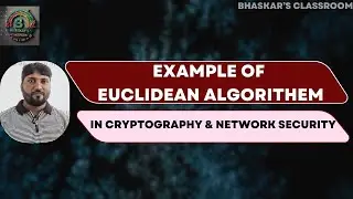 Example of Euclidean Algorithem #education #cryptography #Number Theory
