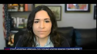 Агустина Вергара Сид в программе Fox 5 Live Zone о состоянии экономики Аргентины.