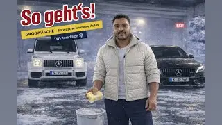 GROẞWÄSCHE| So wasche ich meine Autos- C63s AMG|G Klasse 🧽