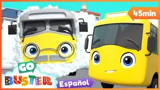 ¡La Bromita Jabonosa de Buster! 🫧| 🚌 1 HORA de Go Buster en Español 🚌 Dibujos para niños