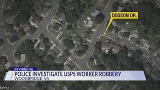 USPS truck robbed by masked man in Woodbridge, police searching for suspect