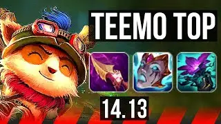 TEEMO vs LUCIAN (TOP) | 1600+ games, 7/3/11, Rank 14 Teemo | EUW Grandmaster | 14.13