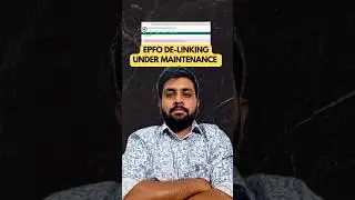 Delink in pf account | delink functionality is under maintenance