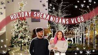 cozy holiday shenanigans vlog ✨ ice skating, holiday starbucks drinks, making a gingerbread house