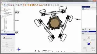 Using a blueprint to build a base station mast in IXUS Modeller