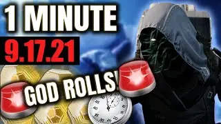 MANDATORY God Roll at Xur, GO NOW!  (Xur in 1 Minute - 9/17/21) Destiny 2