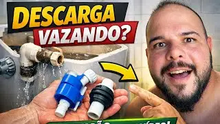 DESCARGA VAZANDO? Troque a entrada e sa&iacute;da de &aacute;gua da caixa acoplada em minutos!