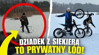 JAZDA PO ZAMARZNIĘTYM JEZIORZE TO ZŁY POMYSŁ