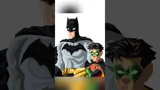 #digitalart  #dcfanart #batman #robin #brucewayne #damienwayne #dcubatman #batmanfanart #robinfanart