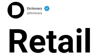 Retail Meaning In English