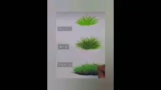 How To Draw A Grass In Reallasti For Beginners 👩&zwj;🎨#art#easy#grass#drawing#artist#artwork#youtubeshor